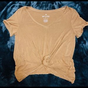 Low cut loose t shirt